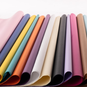 A selection of coloured tissue papers