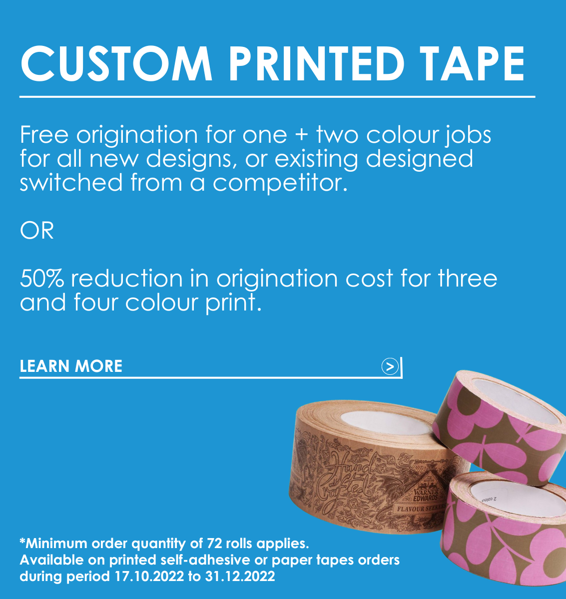 Custom Printed Packing Tape Promotion